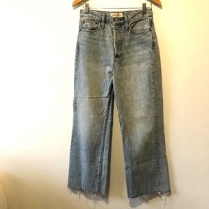 Aritzia The Denim Forum Wide Leg Farrah Jean in Blondie Blue